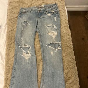 Hollister low rise jeans.